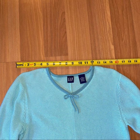 Gap Kids Y2K cotton sweater, XXL. Tribal influence angular stripes and fringe. - Picture 7 of 7